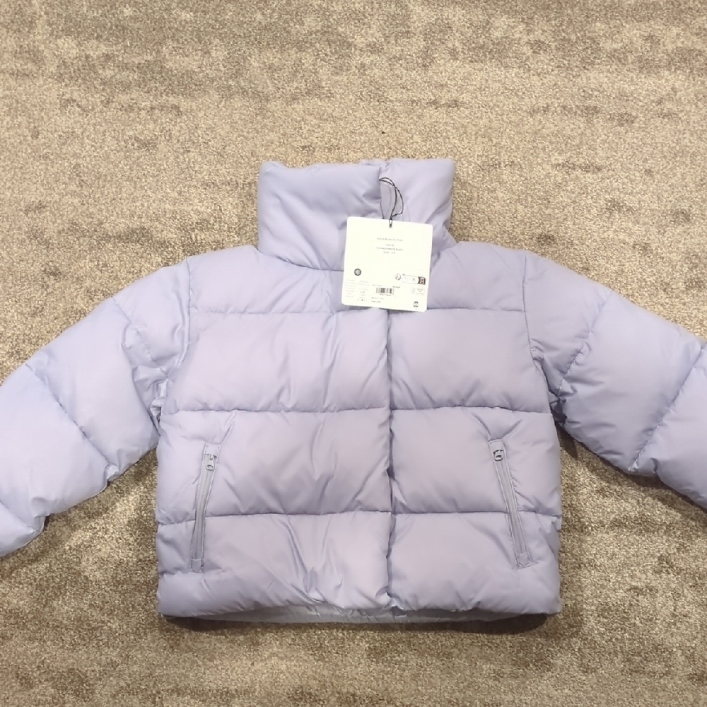 ALO Yoga Kids Puffer Jacket in Winter Frost